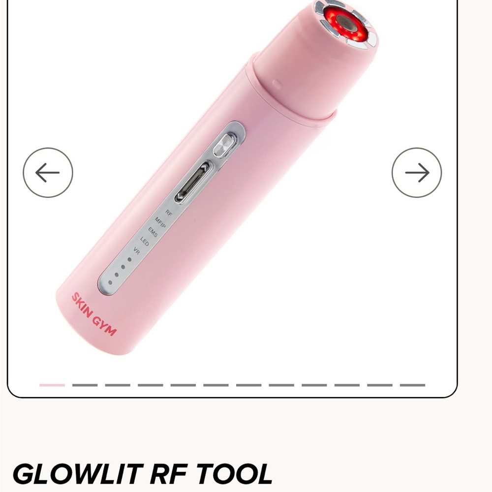 Skin Gym Glowlit RF 5-in-one Tool - Pink
